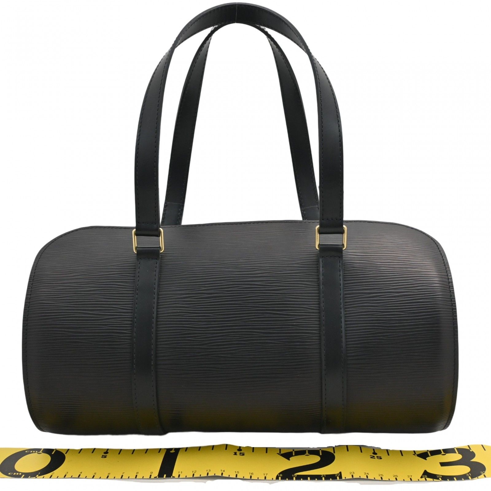 ルイ・ヴィトン　エビ　黒　ポーチ ルイヴィトン エピ スフロ ハンドバッグ ポーチ付き ブラック Aランク