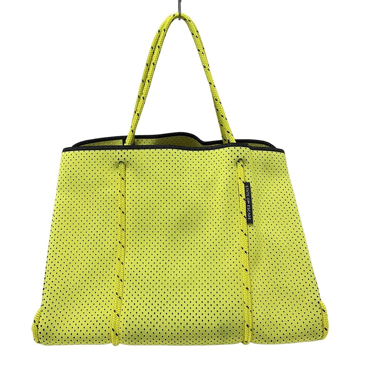 STATE OF ESCAPE(ステイトオブエスケープ) トートバッグ美品 - ネオン