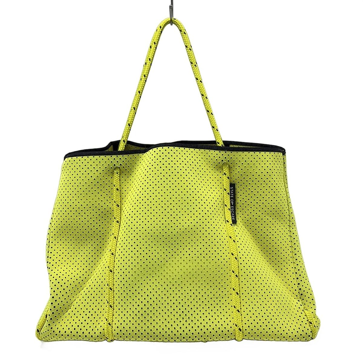 STATE OF ESCAPE(ステイトオブエスケープ) トートバッグ美品 - ネオン