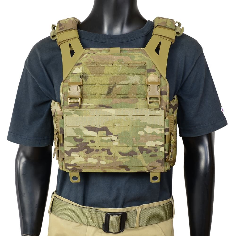 Warrior Assault Systems プレートキャリア LPC V 1 レーザーカット W-LC-LPC-V ソリッドサイド マルチカム | Mサイズ