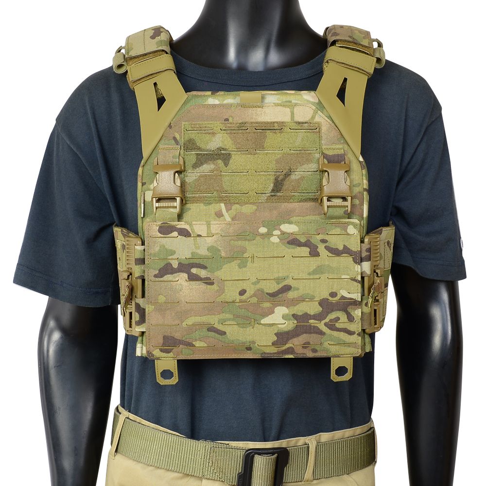Warrior Assault Systems プレートキャリア LPC V 2 レーザーカット W-LC-LPC-V ラダーサイド マルチカム | Mサイズ