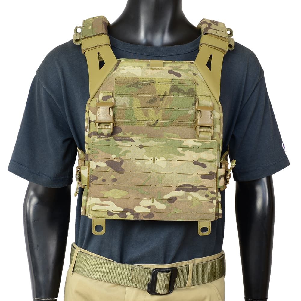 Warrior Assault Systems プレートキャリア LPC V 3 レーザーカット W-LC-LPC-V スリムラダーサイド マルチカム | Mサイズ