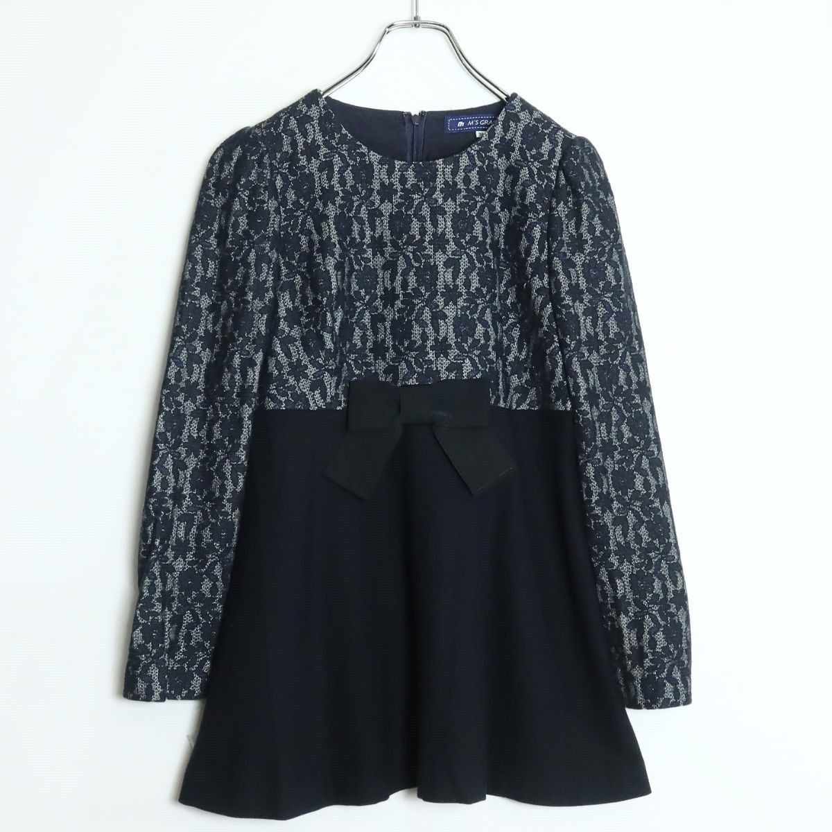 エムズグレイシー☆花柄レース&リボンが可愛らしい♪ワンピース