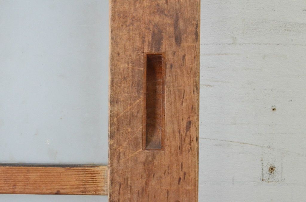 マス目格子ガラス引き戸