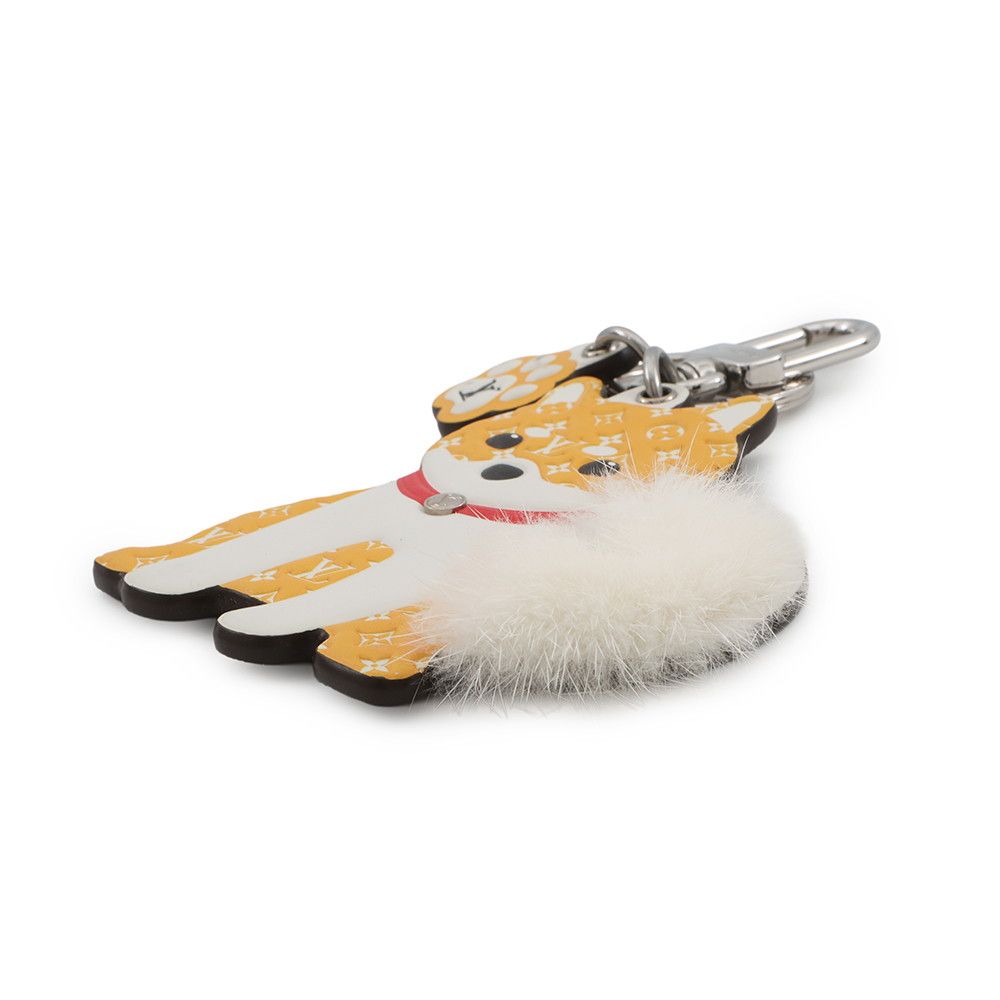 ルイヴィトン キーホルダー ポルト クレ・LV シバ モノグラム/ミンク