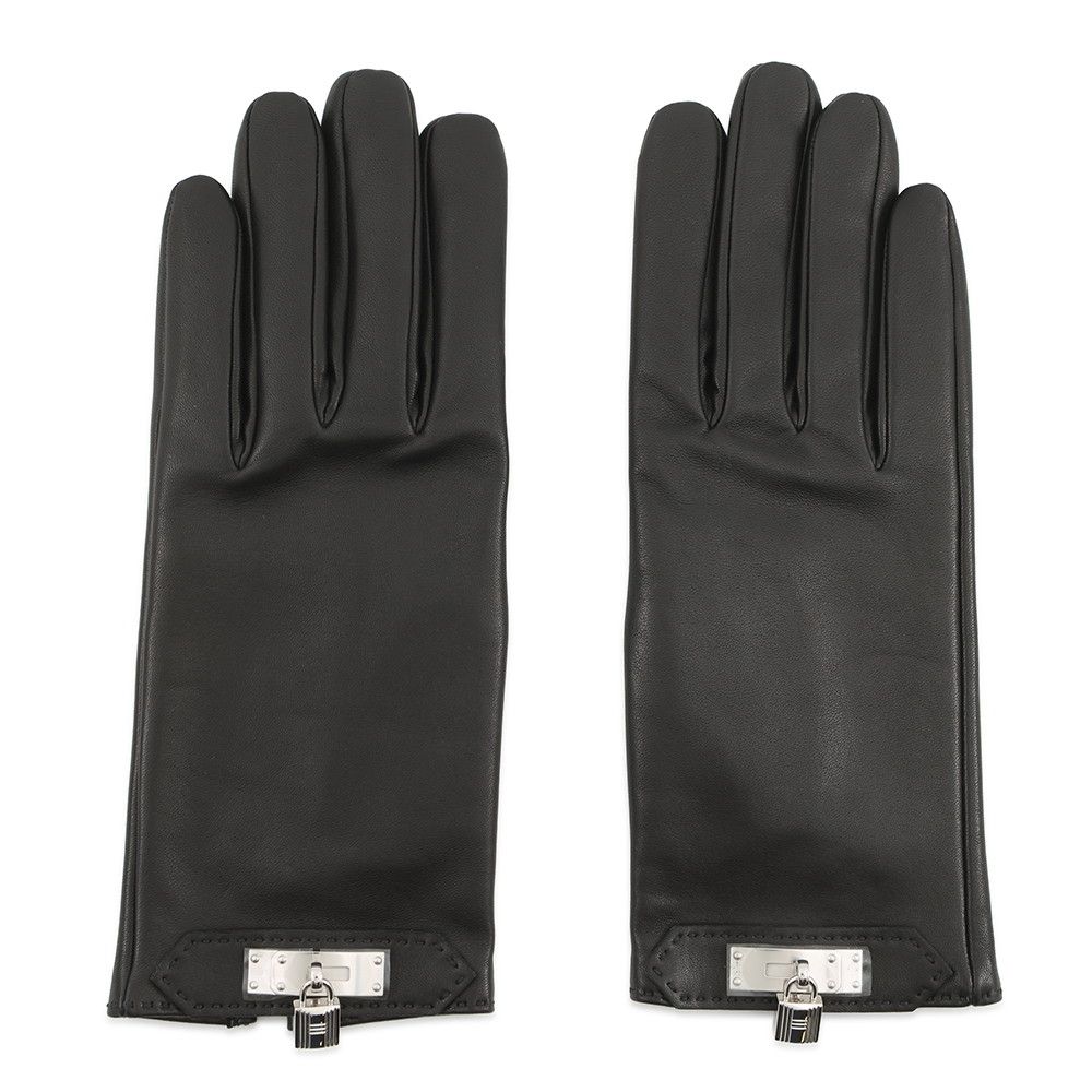 エルメス グローブ ケリー カデナチャーム ラムスキン レディース