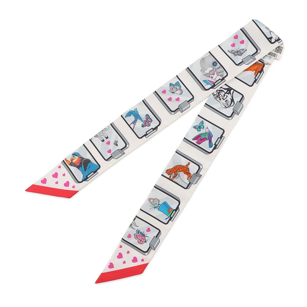 USED HERMES ツイリー 2023 エルメスストーリー スカーフ エルメス スカーフ ツイリー エルメス ストーリー HERMES STORY HERMES