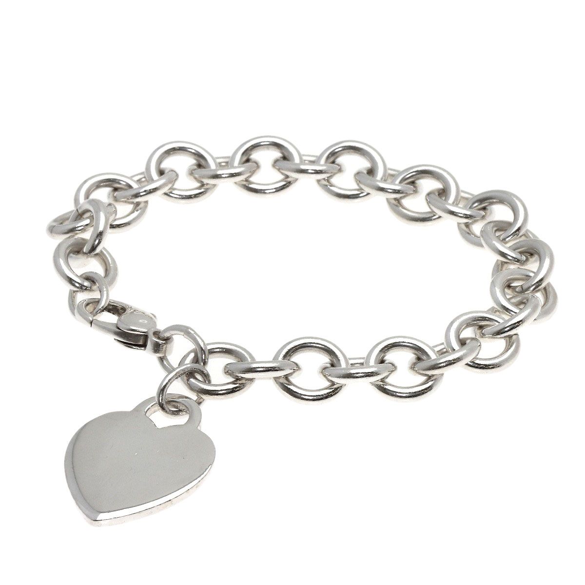 ティファニー TIFFANY&CO ハートタグ チェーン ブレスレット SV TIFFANY&Co. ティファニー ハートタグ ブレスレット SV レディース
