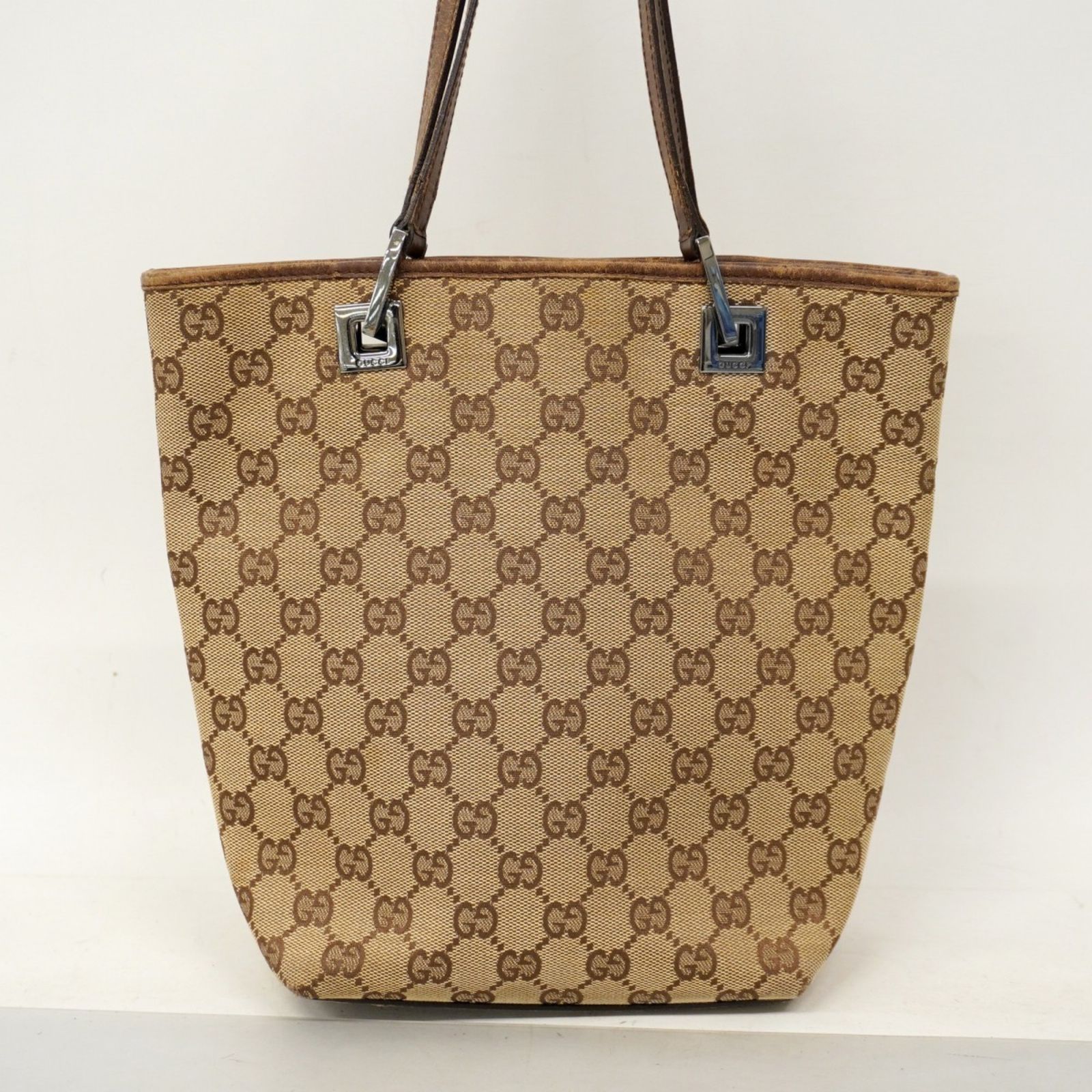 GUCCI トートバッグ ベージュ ブラウン グッチ(Gucci) グッチ トートバッグ GGキャンバス 31244 キャンバス