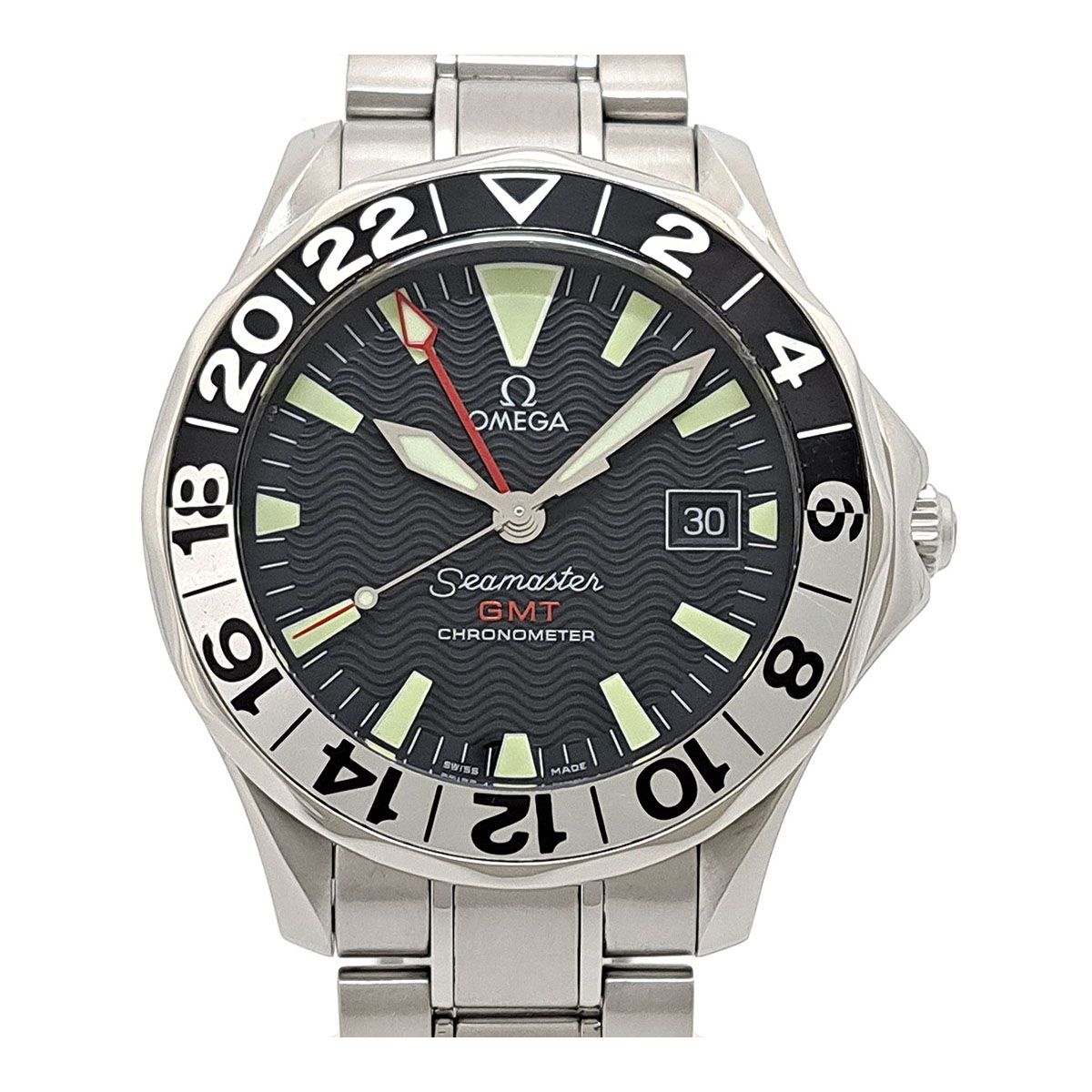 オメガ シーマスター300 GMT 50周年記念 2234 50 自動巻き ステンレススティール メンズ OMEGA 時計