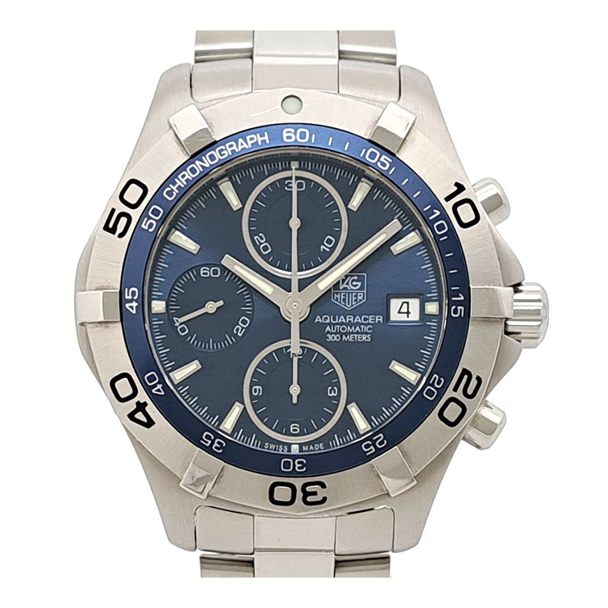 タグホイヤー アクアレーサー クロノグラフ CAF2112 BA0809 自動巻き ステンレススティール メンズ TAG HEUER 時計