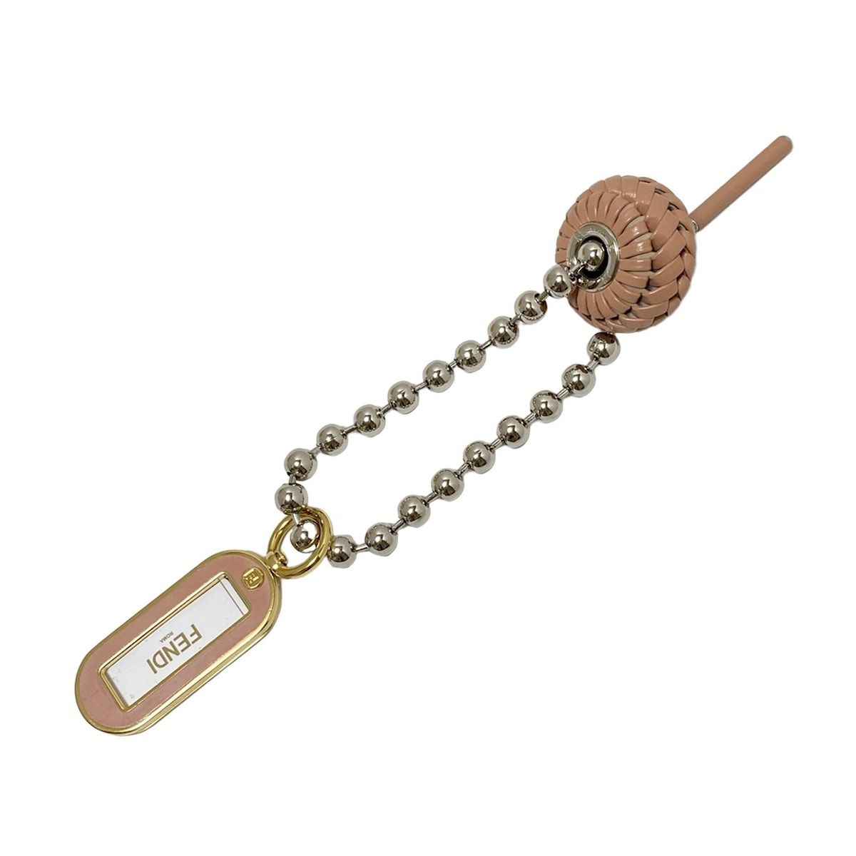 フェンディ キーホルダー(チャーム) モジュール チャーム ピンク