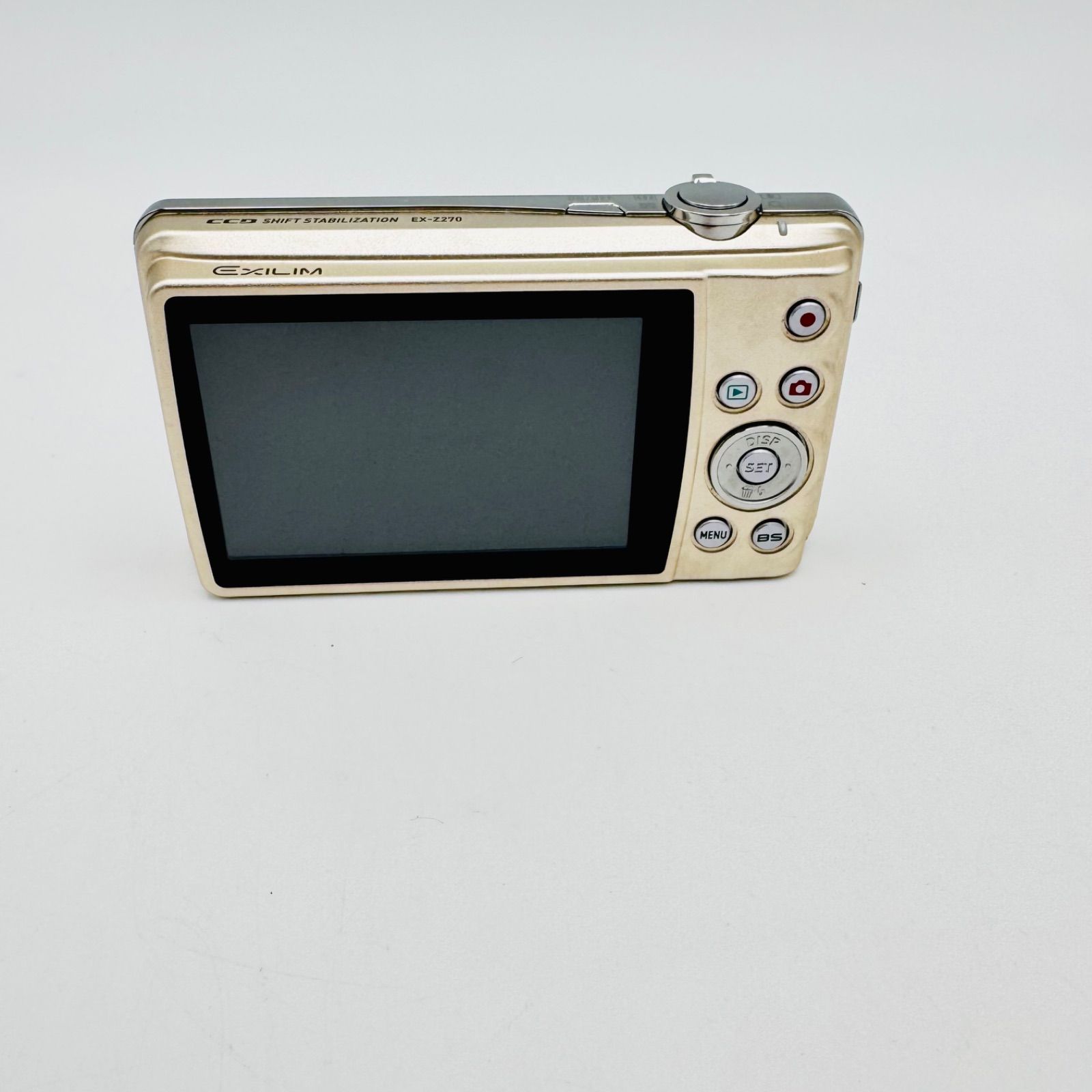 ⑸ CASIO EXILIM EX-Z270 GD ゴールド 元箱•取説付き - メルカリ