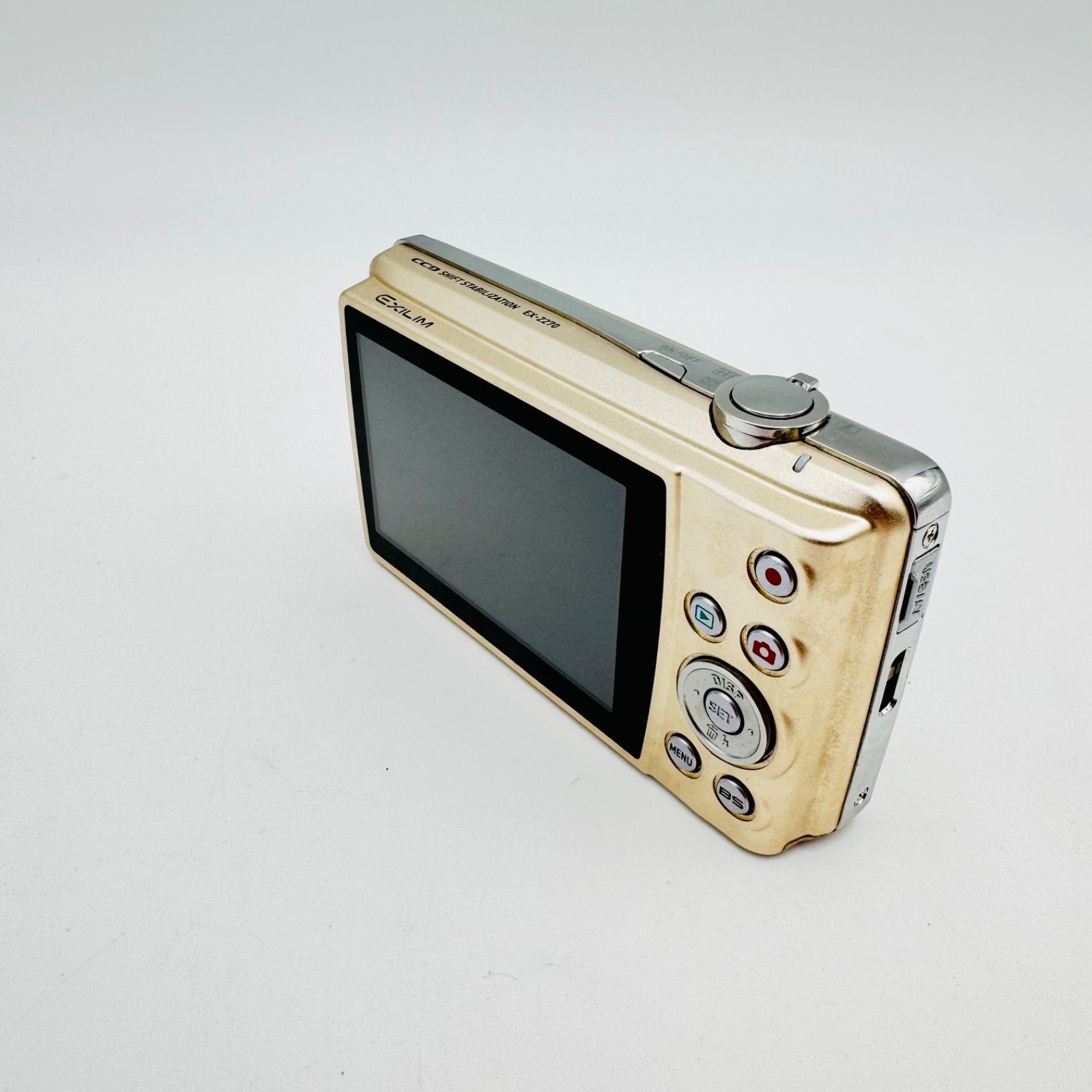 ⑸ CASIO EXILIM EX-Z270 GD ゴールド 元箱•取説付き - メルカリ