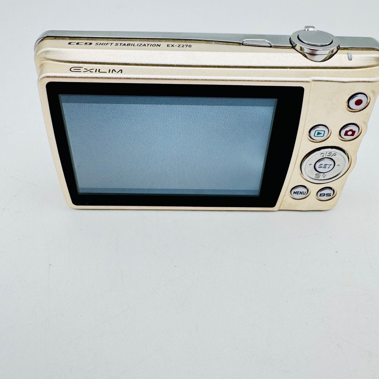 ⑸ CASIO EXILIM EX-Z270 GD ゴールド 元箱•取説付き - メルカリ