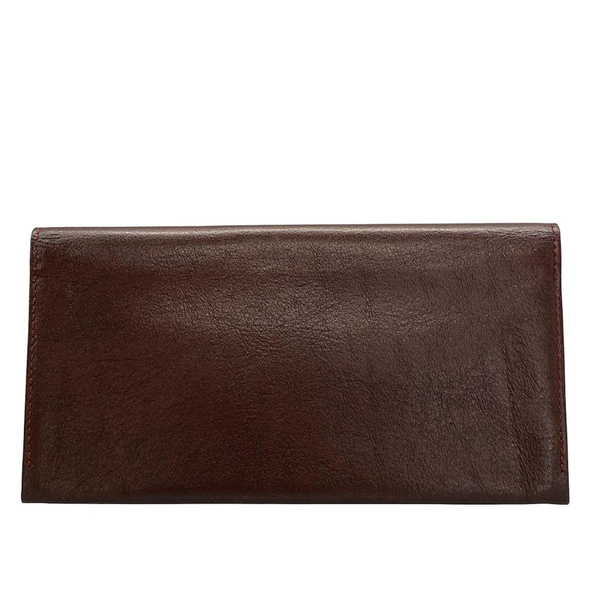 GOLD PFEIL(ゴールドファイル) 長財布 - ダークブラウン レザー - メルカリ