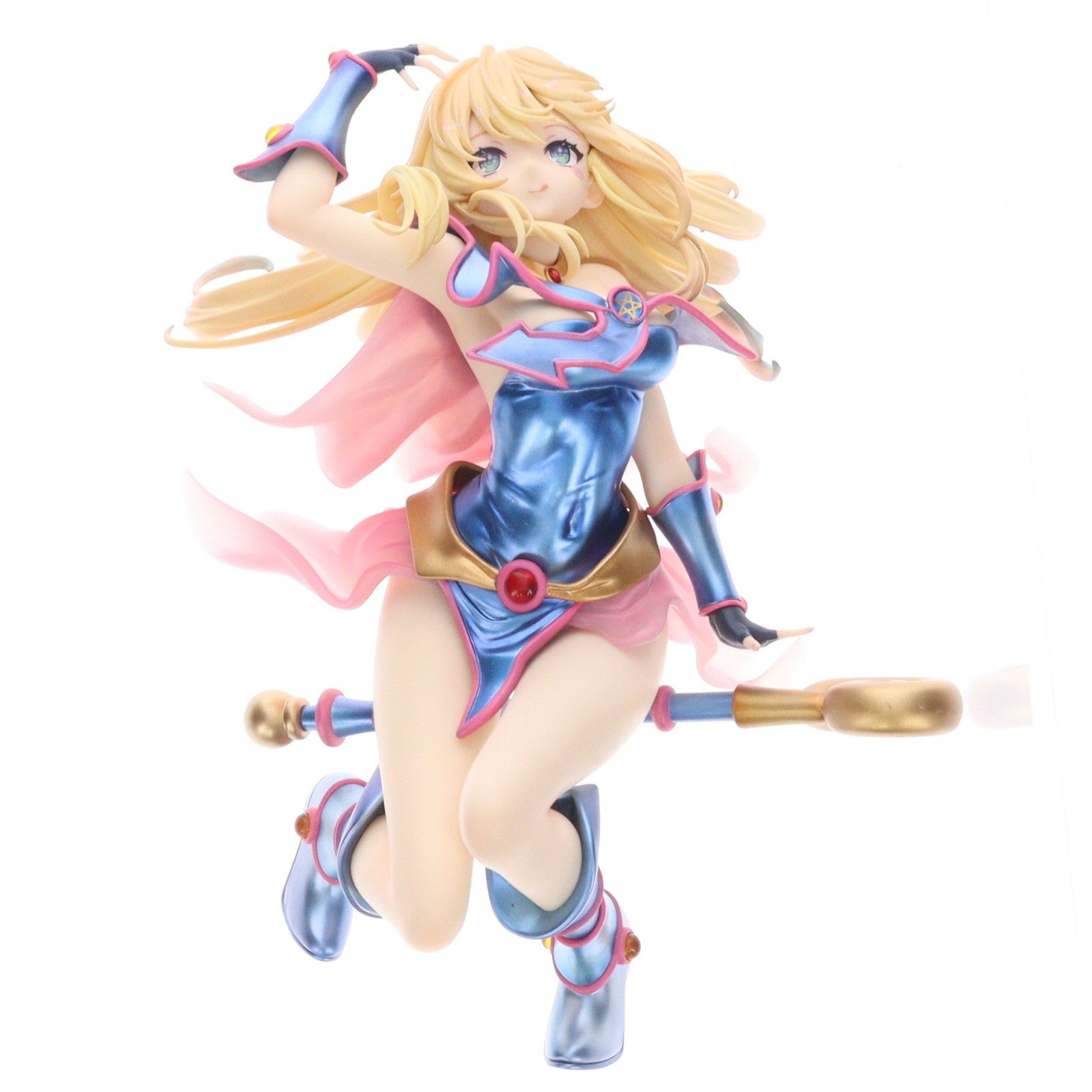 色紙、缶バッジ有り　MAGIARTS　遊戯王　ブラックマジシャンガール　開封品 色紙&缶バッジ付属 ブラック・マジシャン・ガール 遊☆戯☆王デュエル