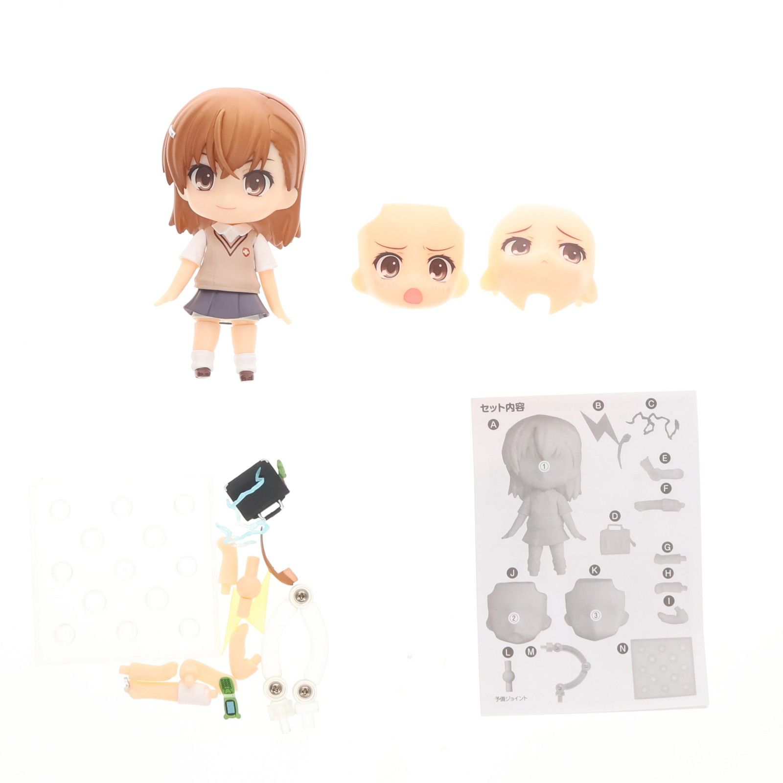ねんどろいど 345 御坂美琴(みさかみこと) とある科学の超電磁砲S 完成