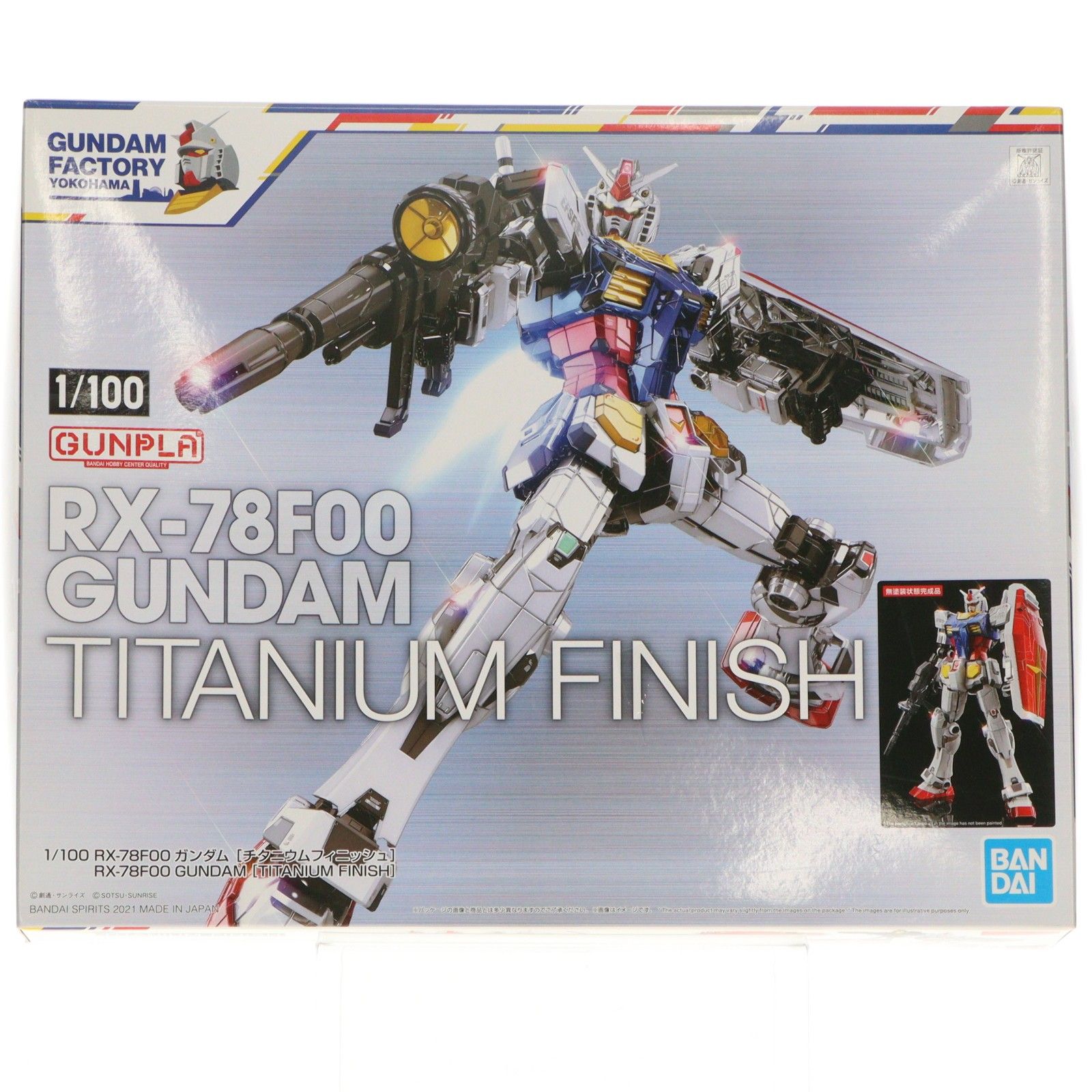イベント 1|100 RX-78 F 00 ガンダム チタニウムフィニッシュ 機動戦士ガンダム プラモデル 5062039 バンダイスピリッツ