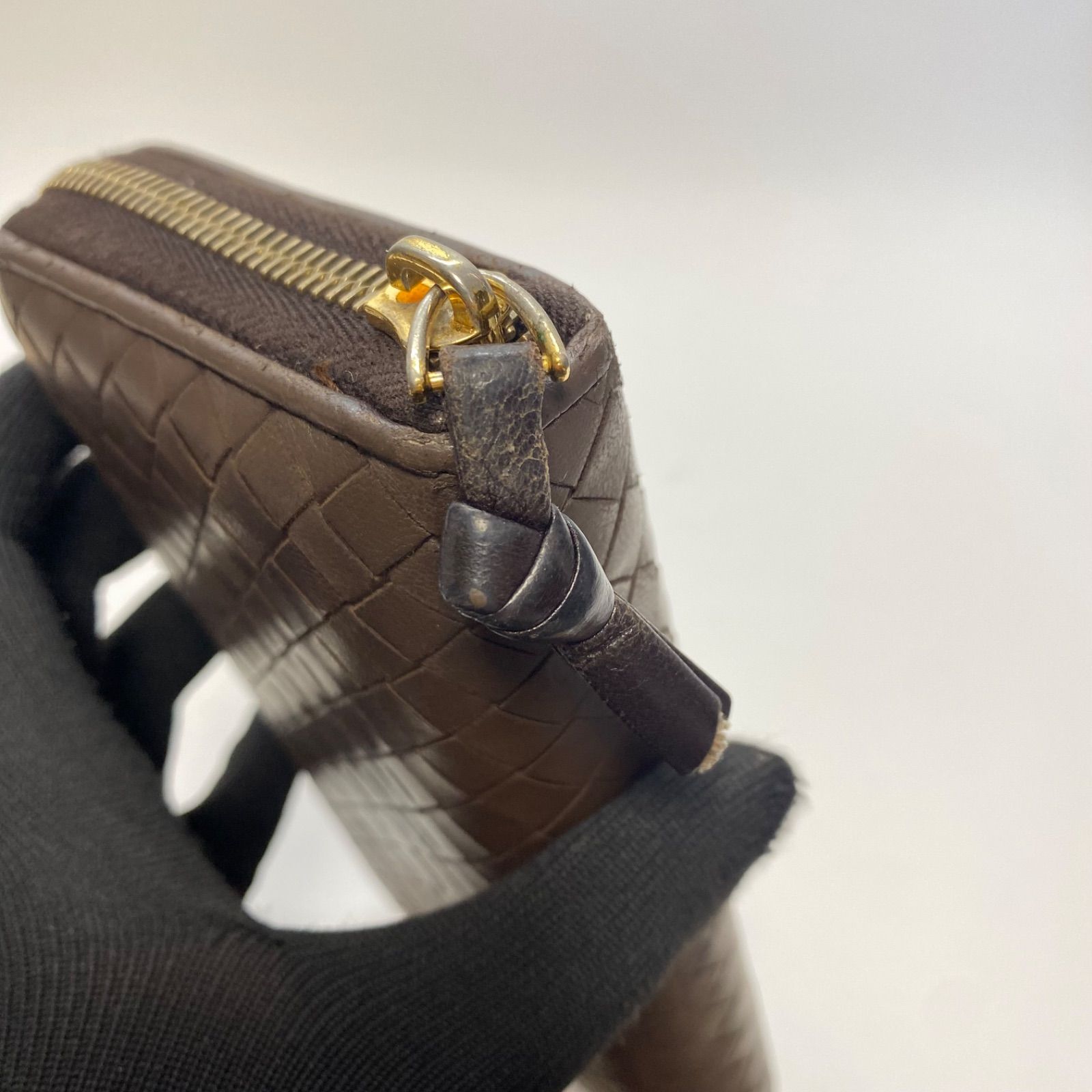 3287 BOTTEGA VENETA ボッテガヴェネタ 長財布 ラウンドファスナー 