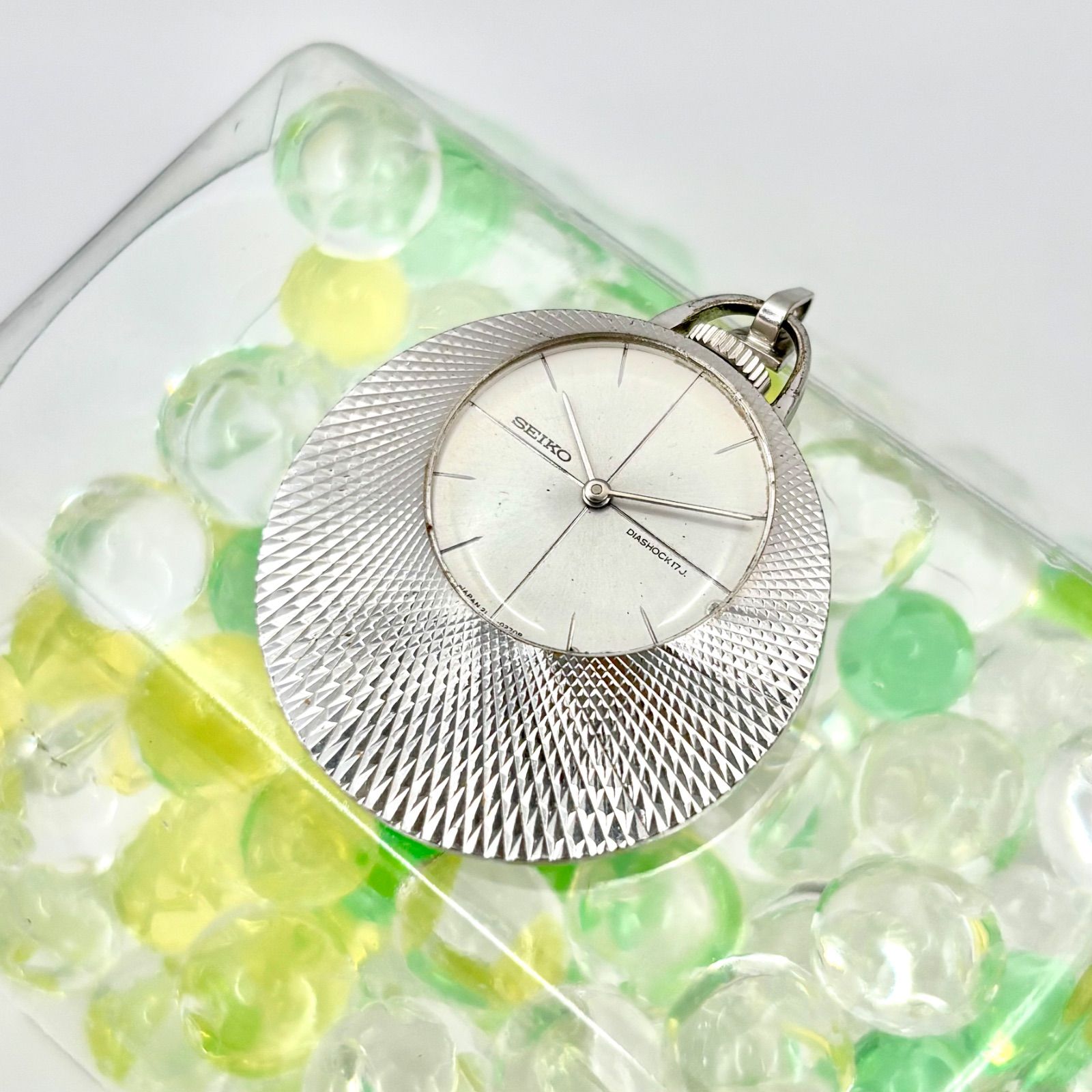 稼働】SEIKO セイコー IKENOBO 機械式 手巻き 懐中時計 ペンダント