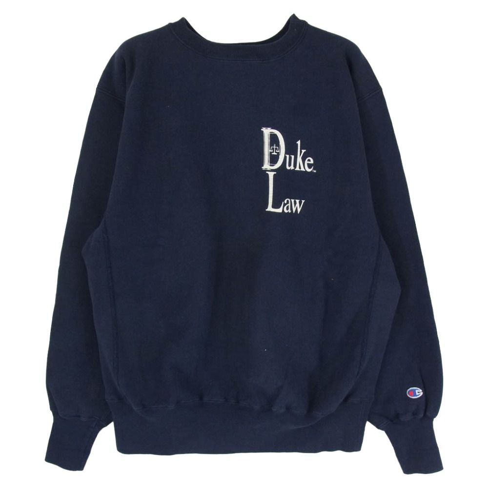 90s アメリカ製 XXL 刺繍タグ チャンピオン リバースウィーブ ネイビー Champion チャンピオン USA製 90s 刺繍タグ REVERSE WEAVE DukeLaw