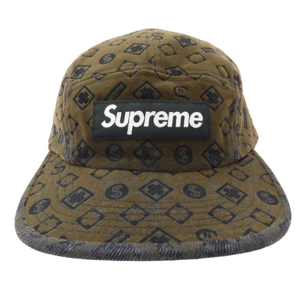 Supreme シュプリーム 24AW flocked denim camp cap フロックド デニム