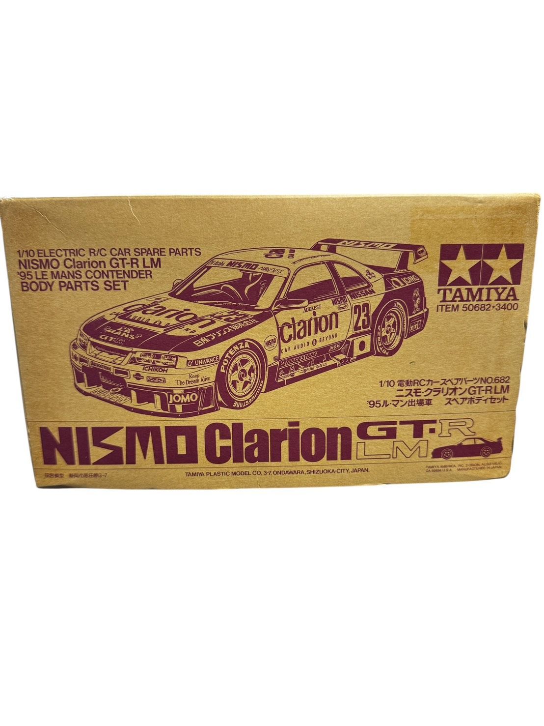 TAMIYA（タミヤ） 1/10 電動RCカー用 スペアボディ NISMO Clarion GT-R
