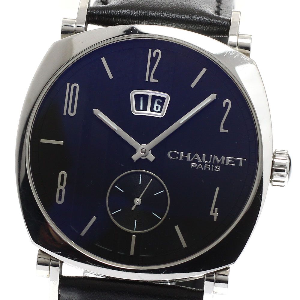 ショーメ Chaumet W11283 47A ダンディ スモールセコンド デイト 自動巻き メンズ _939566