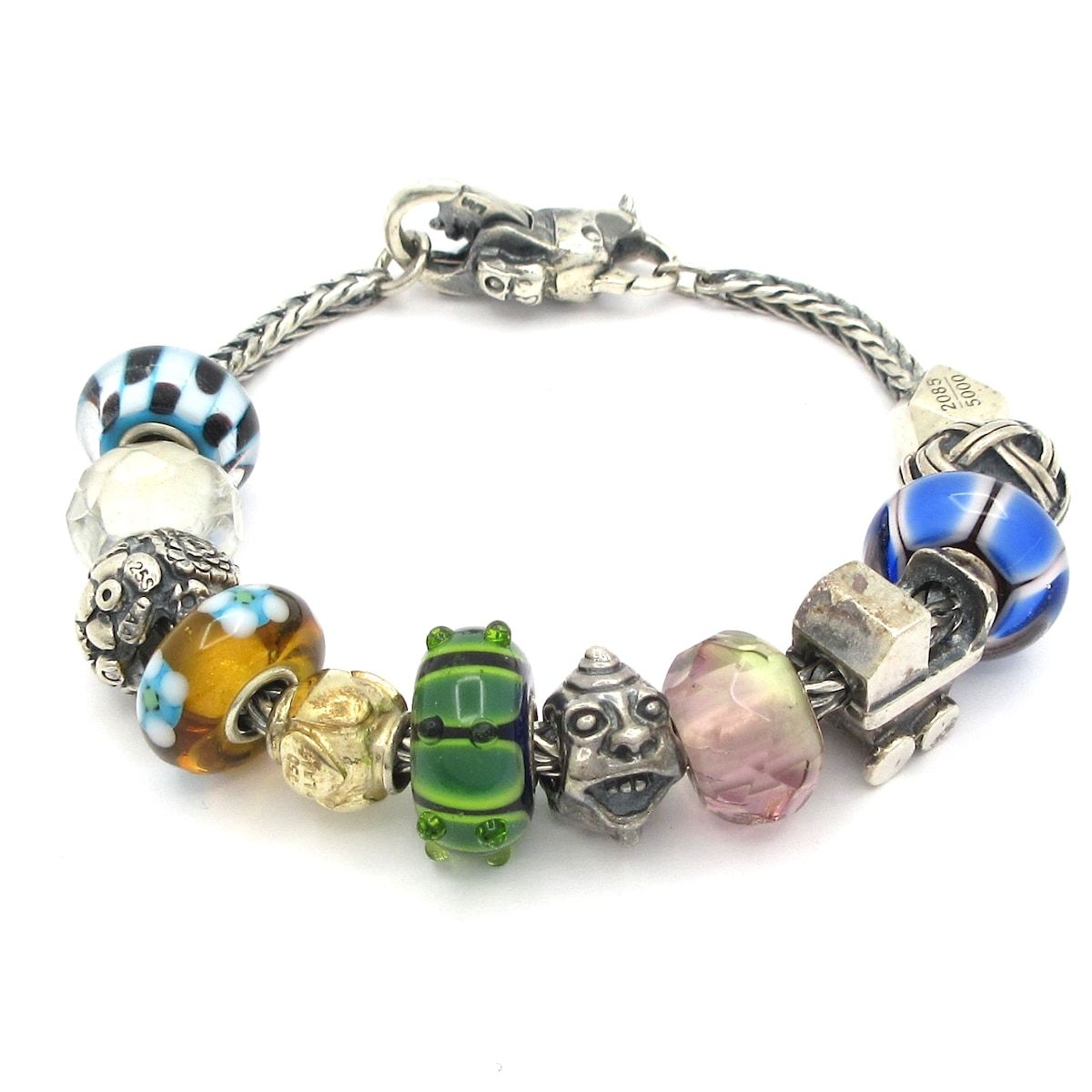 TROLLBEADS(トロールビーズ) ブレスレット レディース シルバー×マルチ