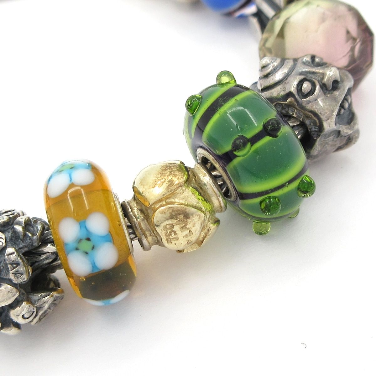 TROLLBEADS(トロールビーズ) ブレスレット レディース シルバー×マルチ