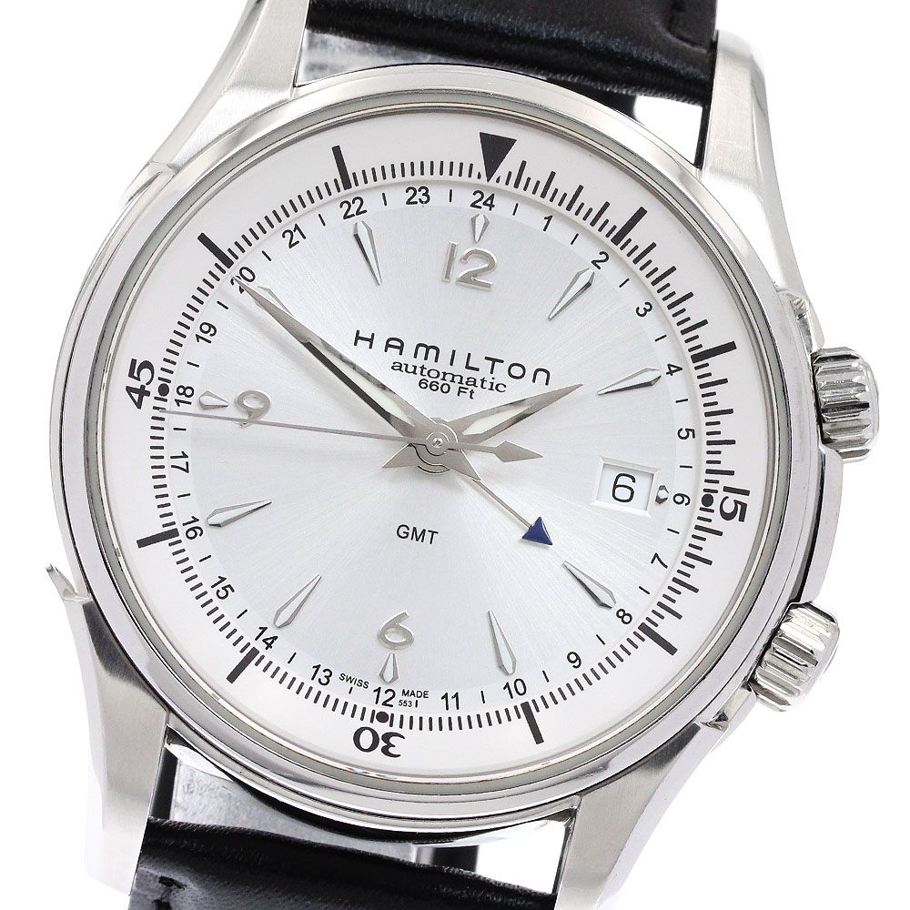HAMILTON ジャズマスタートラベラー自動巻き 腕時計 ！！美品 HAMILTON ジャズマスタートラベラー自動巻き 腕時計 ！！ Amazon.co.jp