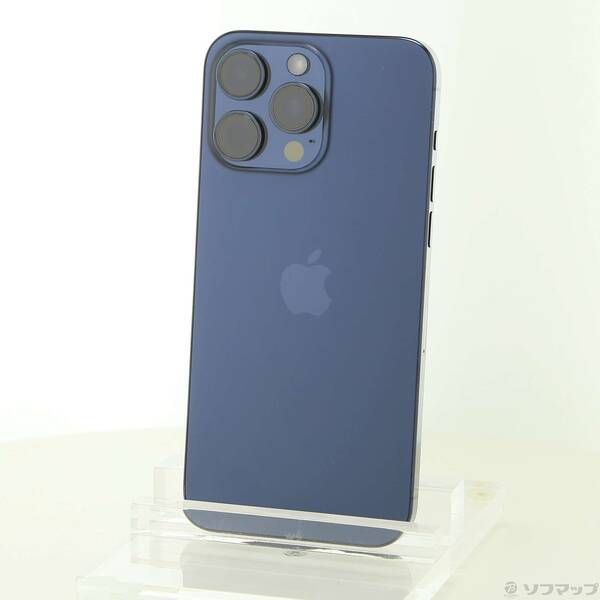 本物保証，高品質 ソフマップ 〔中古品〕 iPhone15 Pro Max 256GB ブルーチタニウム MU6T3J／A SIMフリー【344】 スマートフォン本体