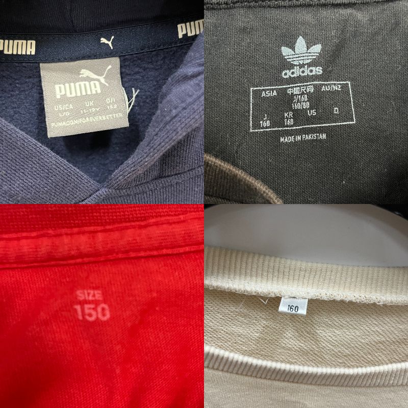 スポーツブランド 160 プーマ アディダス まとめ売り スポーツブランド