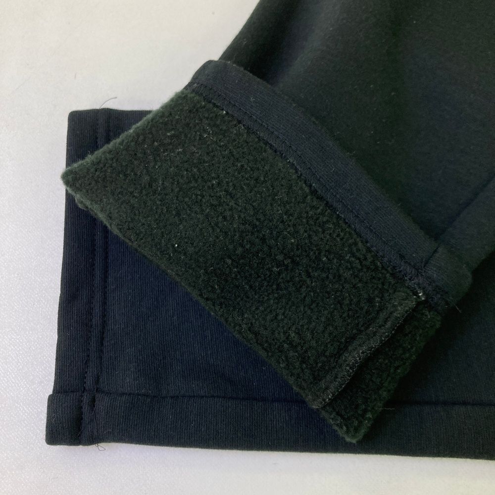 サイズ：46 ARCHIVIO アルチビオ 裏起毛 切替 中綿パンツ ブラック系