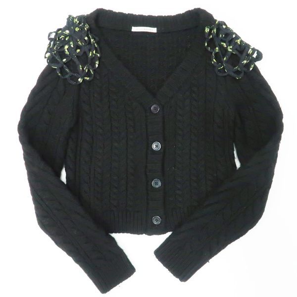 美品 CECILIE BAHNSEN セシリーバンセン MILO CARDIGAN ニット カーディガン サイズXS/S ブラック レディース 古着 中古 USED 美品 CECILIE BAHNSEN セシリーバンセン MILO CARDIGAN ニット