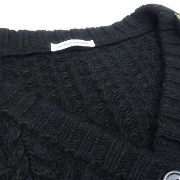 美品 CECILIE BAHNSEN セシリーバンセン MILO CARDIGAN ニット カーディガン サイズXS/S ブラック レディース 古着 中古 USED 美品 CECILIE BAHNSEN セシリーバンセン MILO CARDIGAN ニット