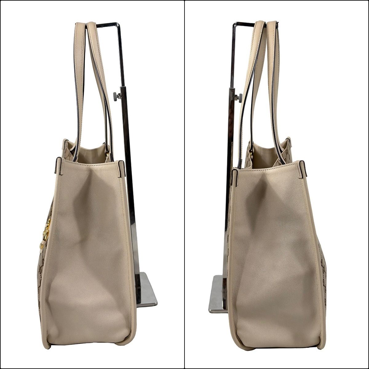新品未使用GUCCI ホースビット トートバッグ GGキャンバス 623694