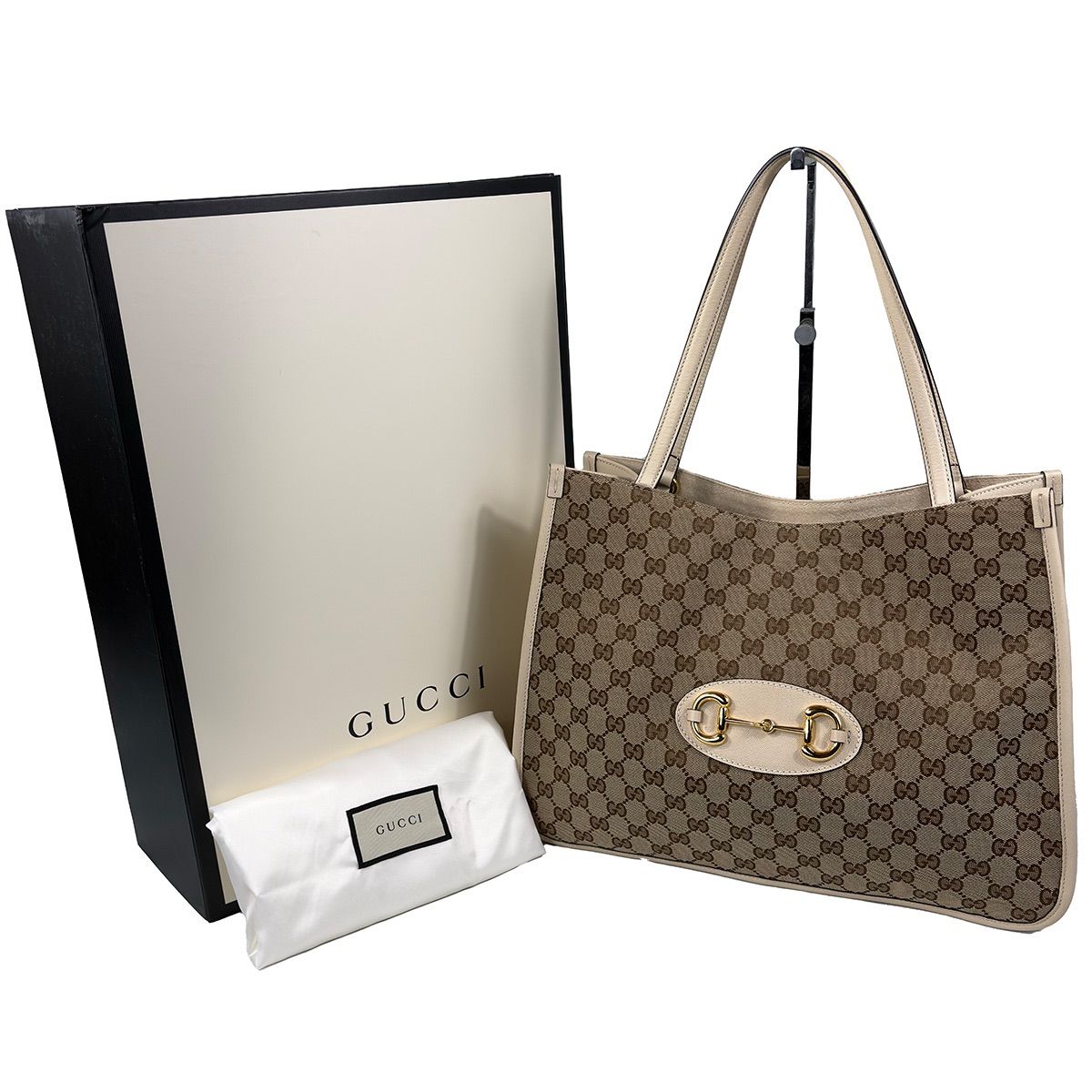 GUCCI】 グッチ ホースビット トートバッグ 623694 GGキャンバス