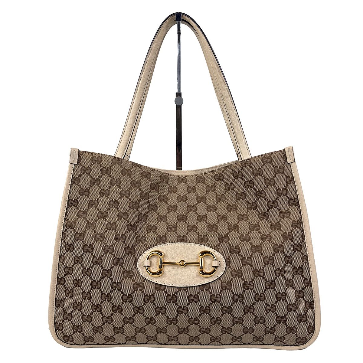 GUCCI】 グッチ ホースビット トートバッグ 623694 GGキャンバス