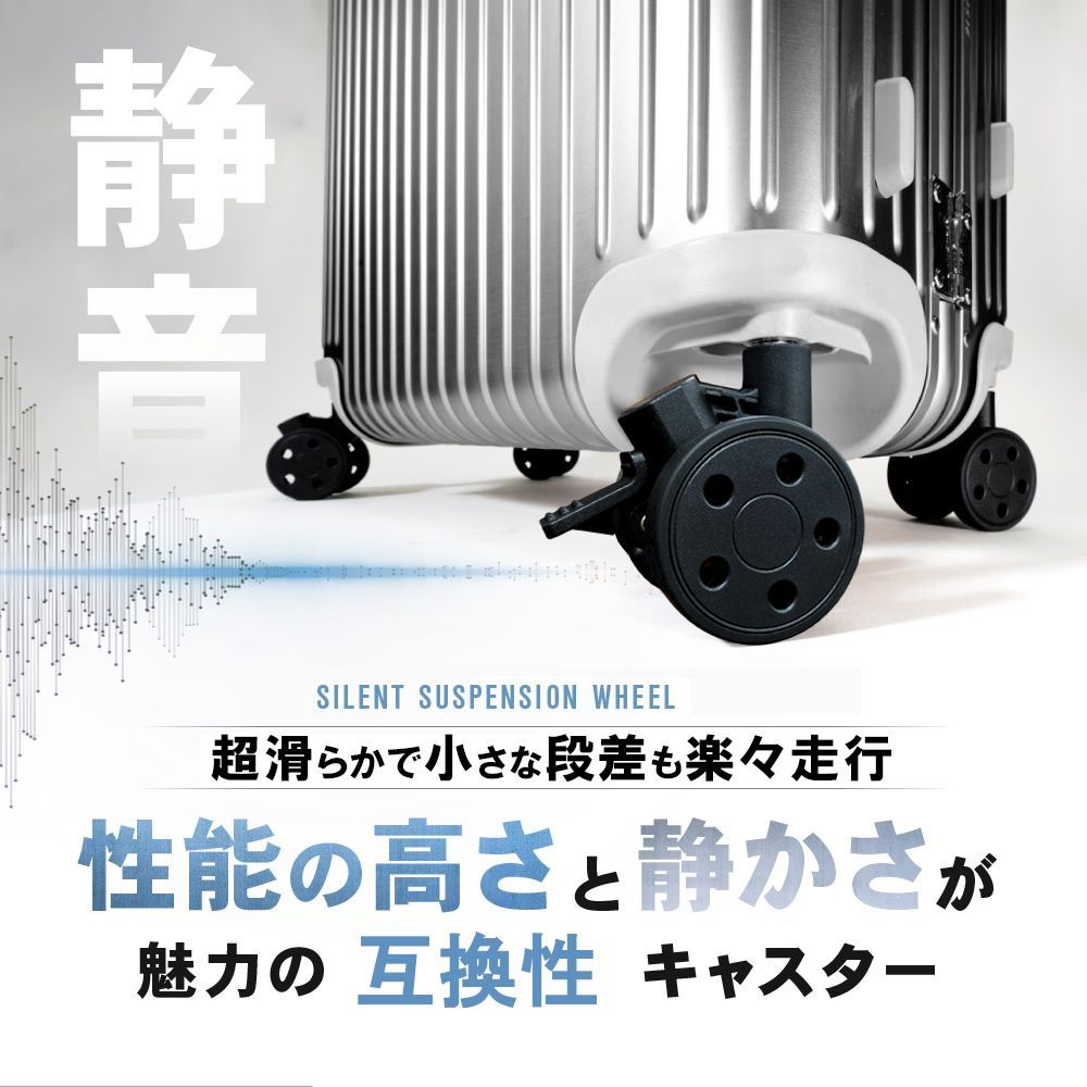 NEW RIMOWA リモワ社 ストッパー付き 互換性キャスター 4輪セット