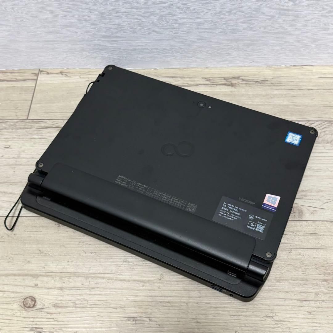 2in1】富士通 Q738/SB Win11 第8世代i5 8GB SSD Office付き 即納