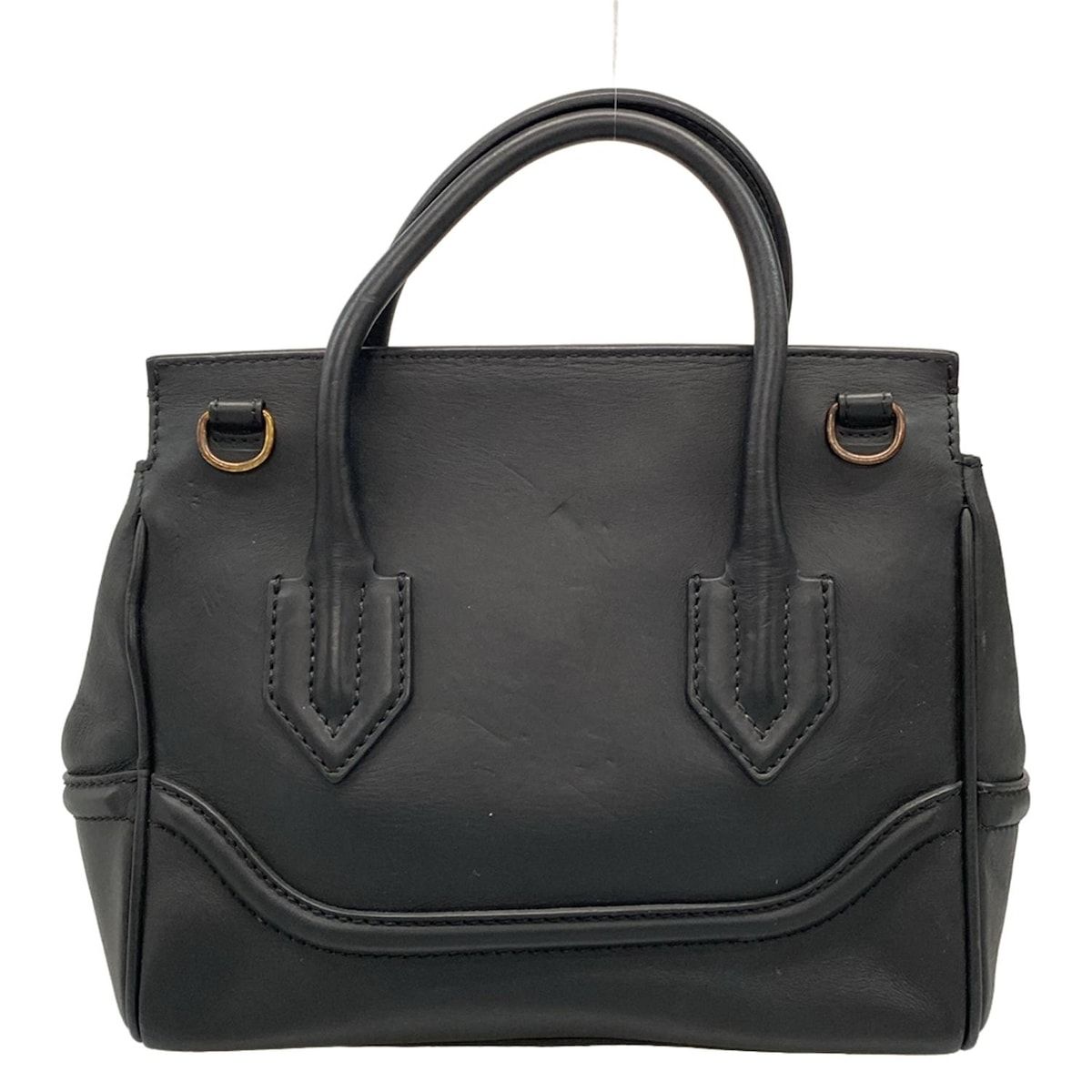 VERSACE(ヴェルサーチ) ハンドバッグ メデューサ 黒 レザー - メルカリ