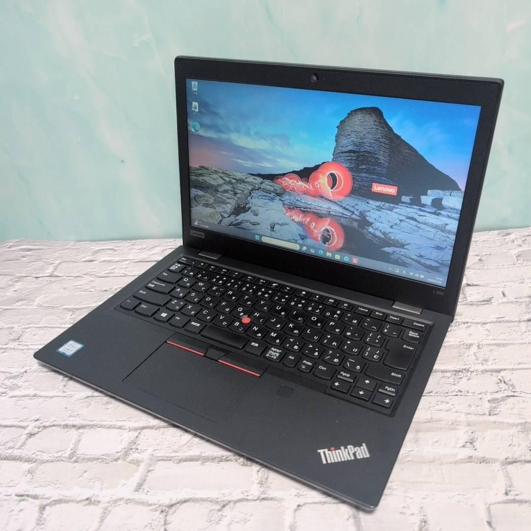 ThinkPad L390 i5/8GB/256GB/オフィス/ノートPC Office付き 即納