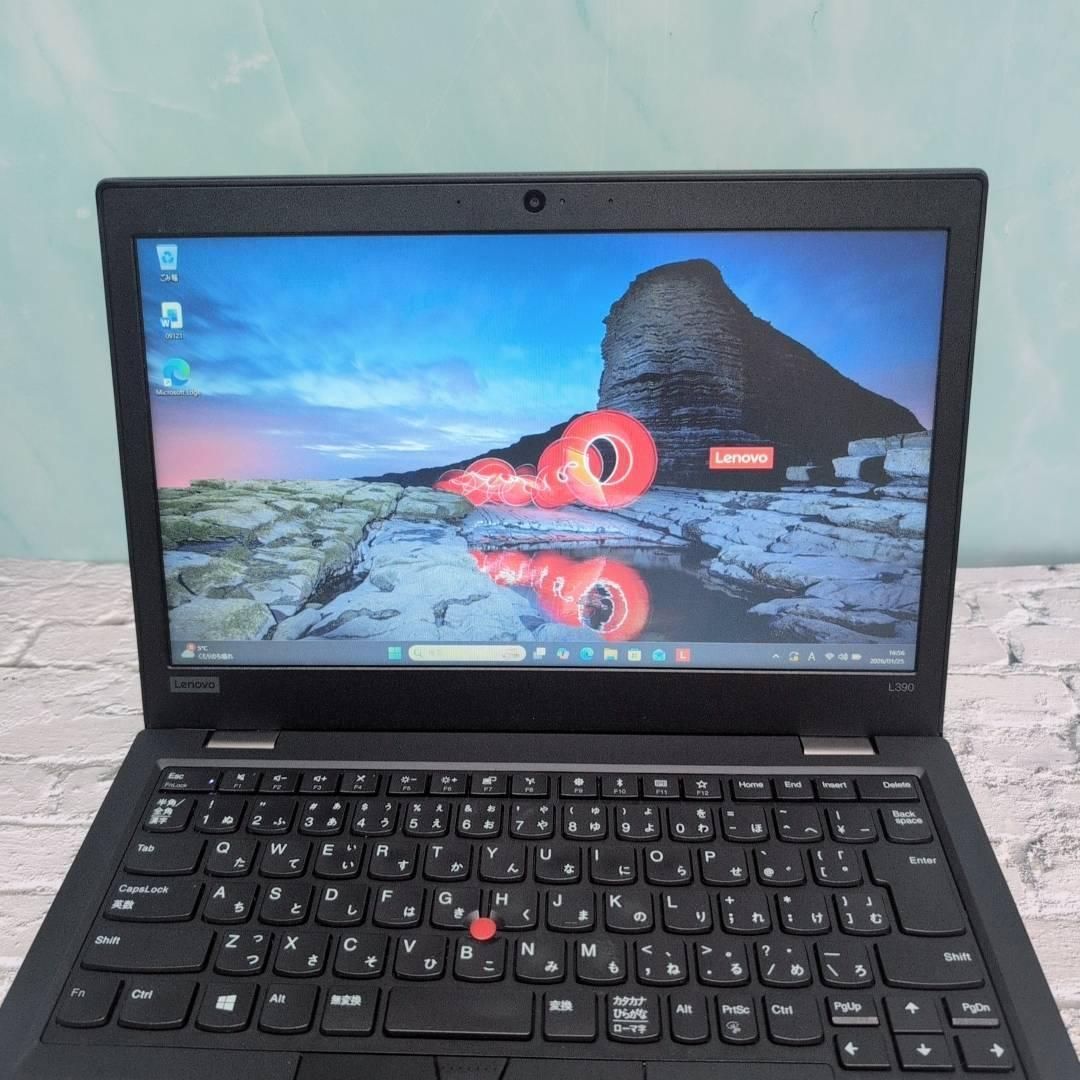 ThinkPad L390 i5/8GB/256GB/オフィス/ノートPC Office付き 即納