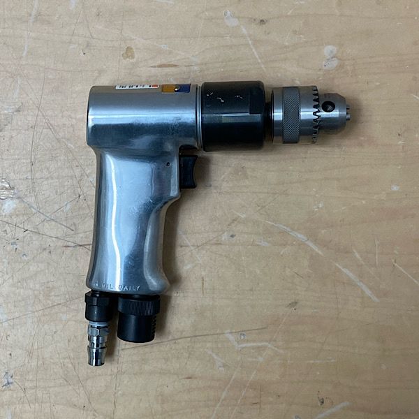 エス ピー エアー SP-1522 10 mm サイレンサー付エアードリル ●123399