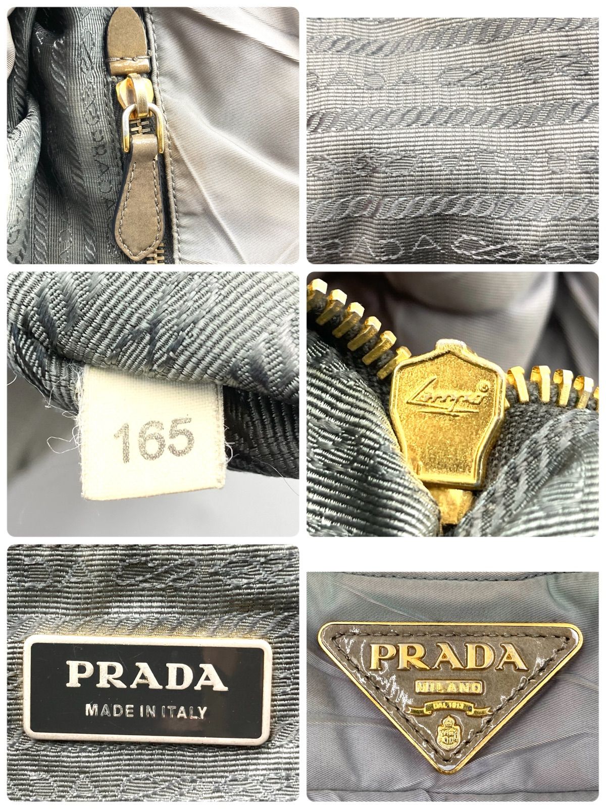 □稀少□PRADA プラダ テスートボンバー 2way トートバッグ ショルダー 