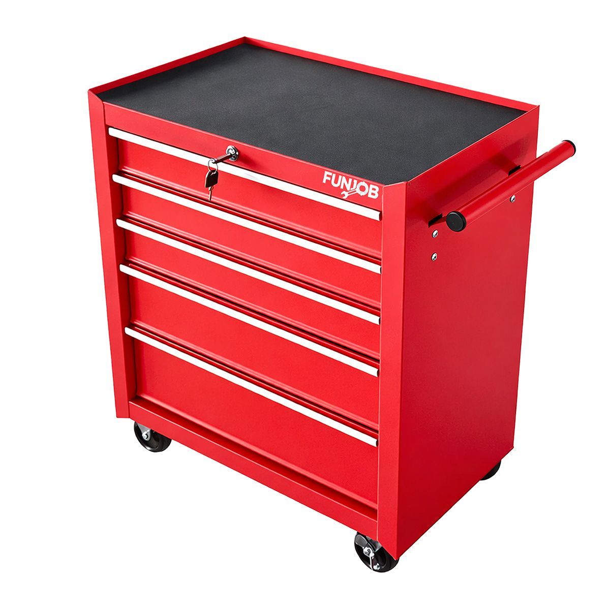 5段ローラーキャビネット DIY工具収納 ☆強度の鋼鉄製！重い工具も安心