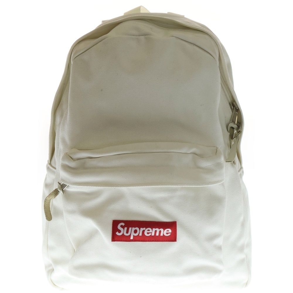 SUPREME (シュプリーム) 20AW Canvas Backpack White キャンバス