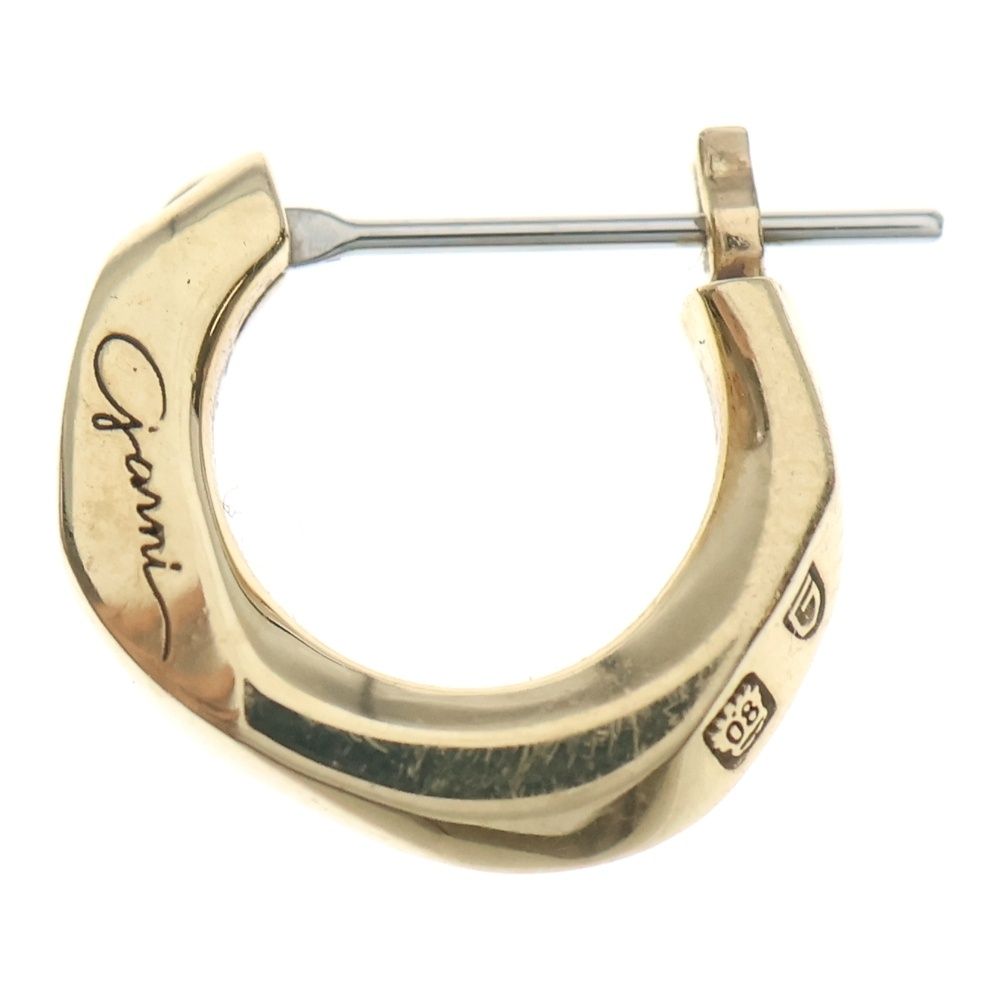 ガルニ　GARNI 10kピアス　ゴールド GARNI (ガルニ) 10K Crack Round Pierce クラックラウンドピアス